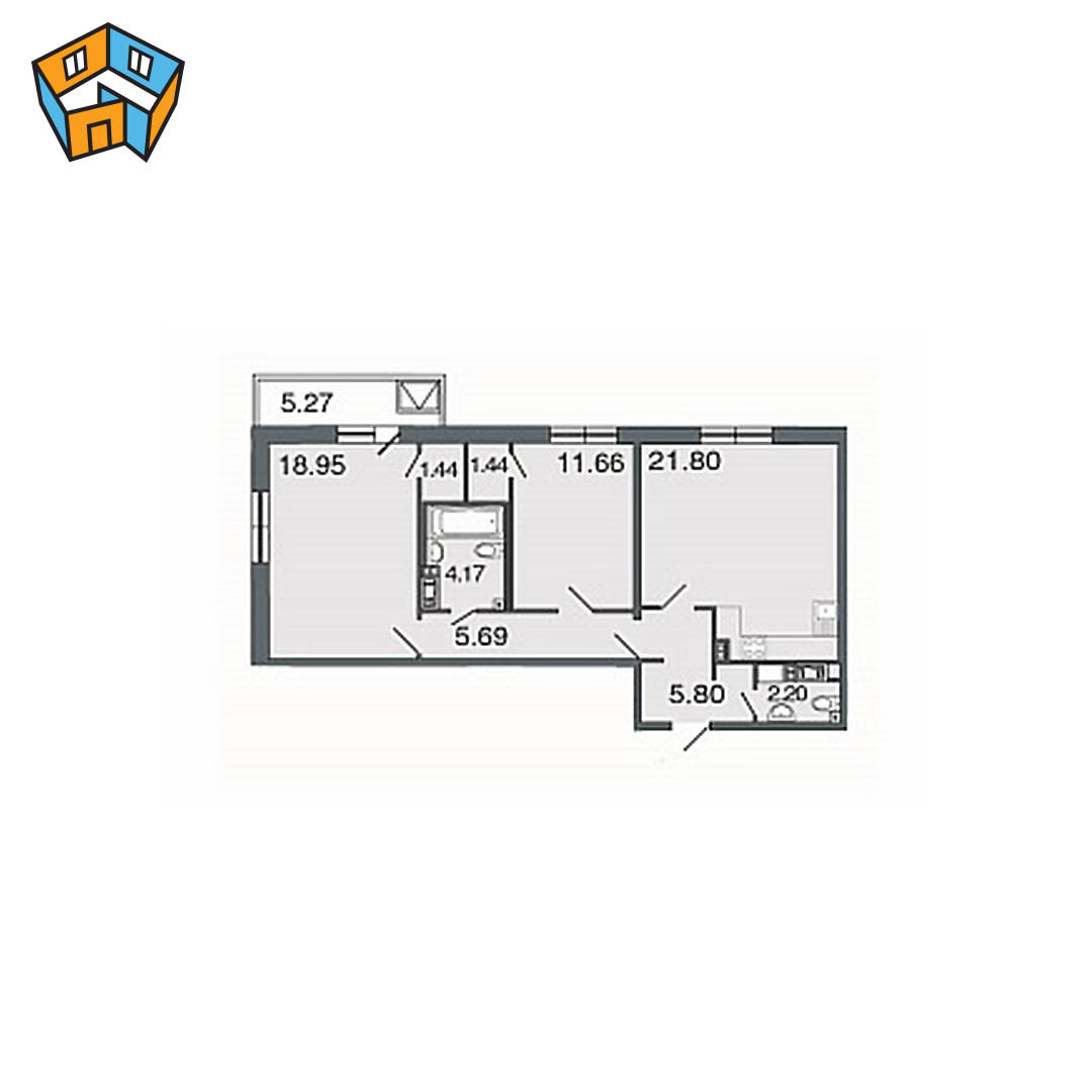 Квартира в Петроградском районе СПб от застройщика